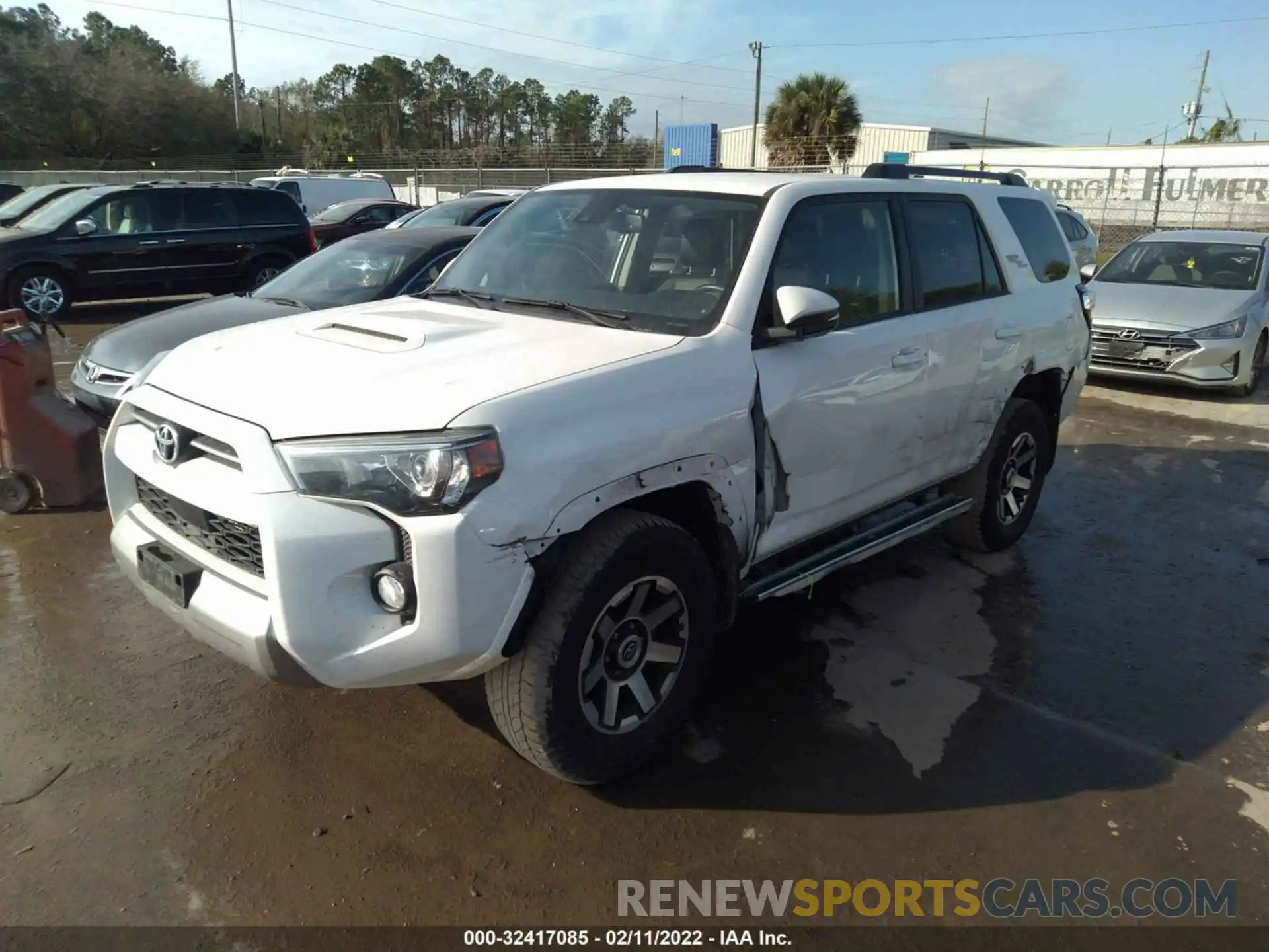 2 Photograph of a damaged car JTEBU5JRXL5791728 TOYOTA 4RUNNER 2020