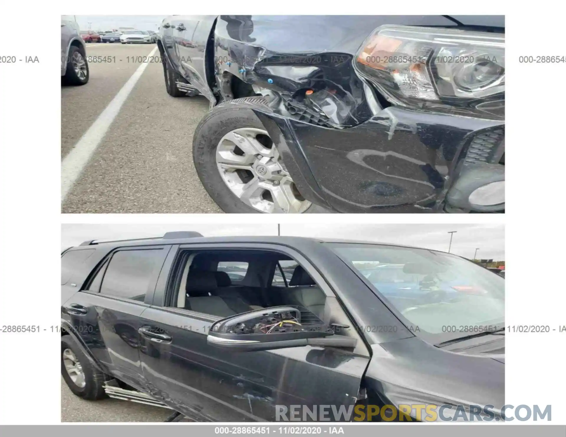 13 Photograph of a damaged car JTEBU5JRXL5792765 TOYOTA 4RUNNER 2020