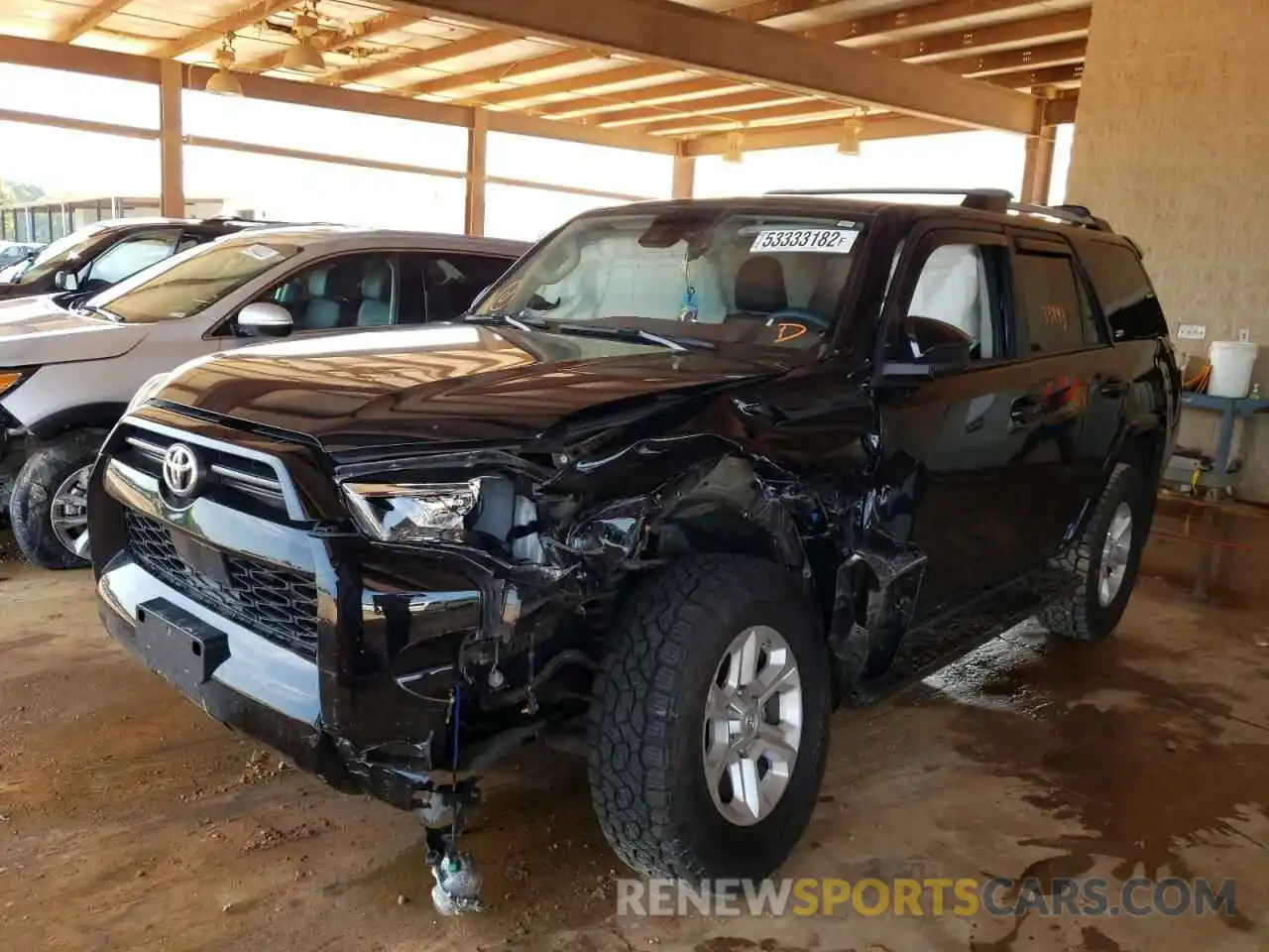 2 Photograph of a damaged car JTEBU5JRXL5792779 TOYOTA 4RUNNER 2020