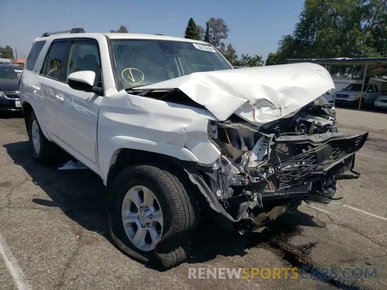 1 Photograph of a damaged car JTEBU5JRXL5794306 TOYOTA 4RUNNER 2020