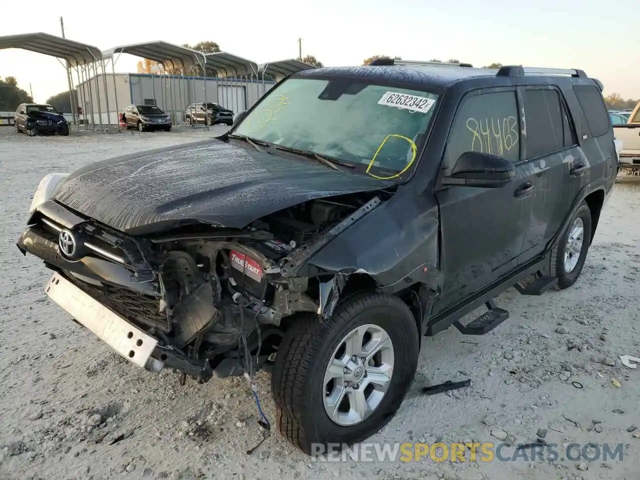 2 Photograph of a damaged car JTEBU5JRXL5797853 TOYOTA 4RUNNER 2020