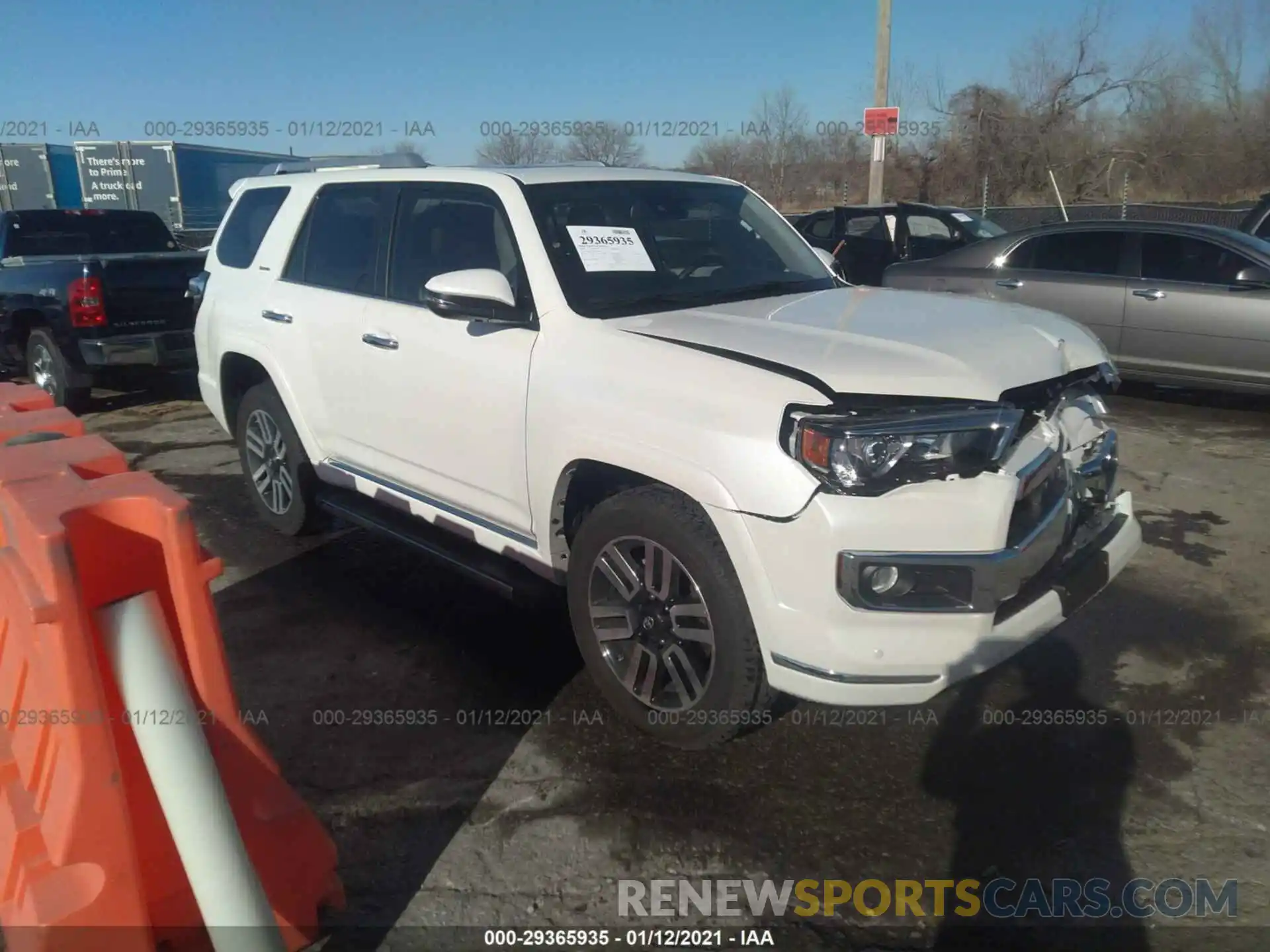 1 Photograph of a damaged car JTEBU5JRXL5812898 TOYOTA 4RUNNER 2020