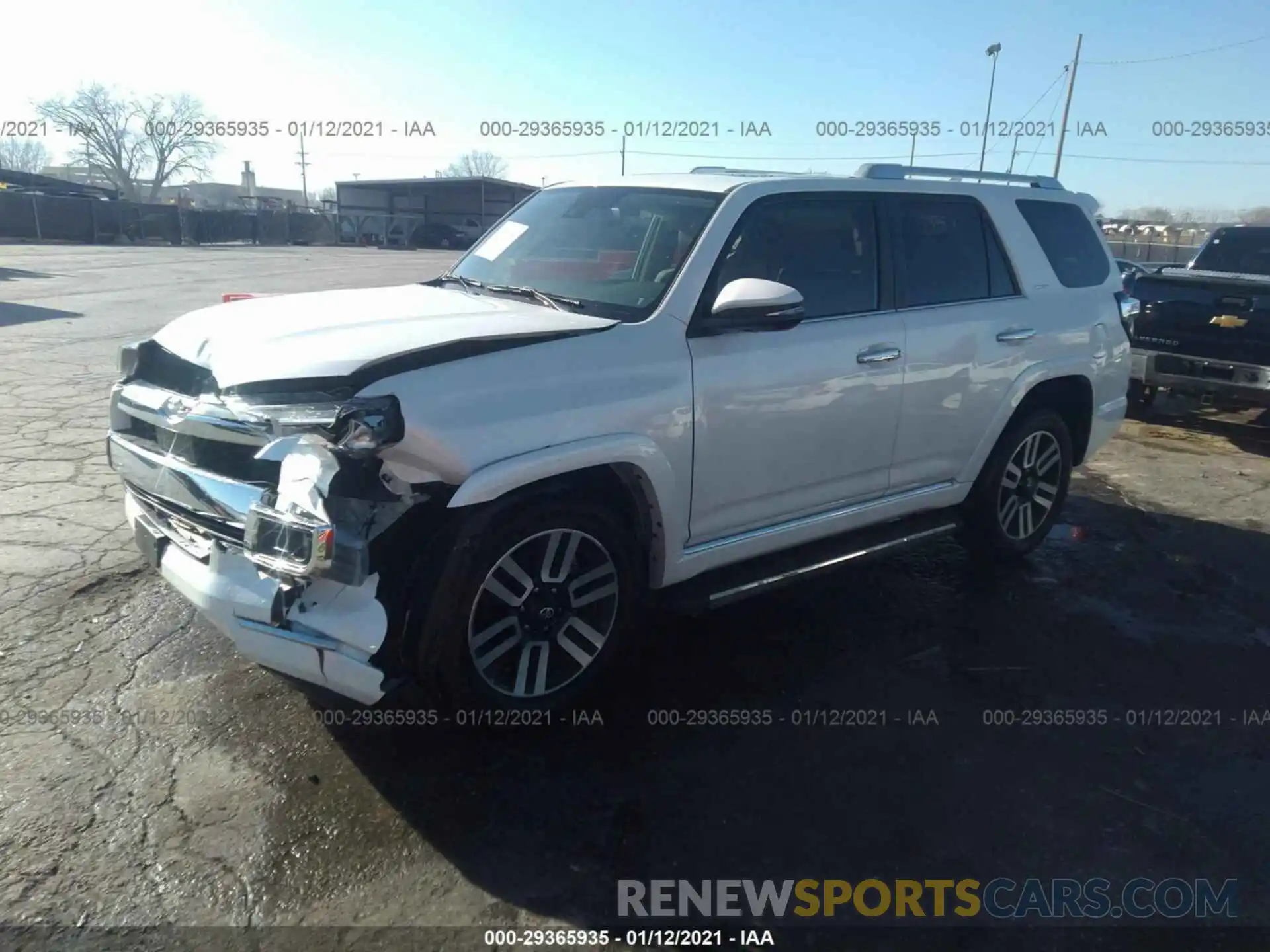 2 Photograph of a damaged car JTEBU5JRXL5812898 TOYOTA 4RUNNER 2020