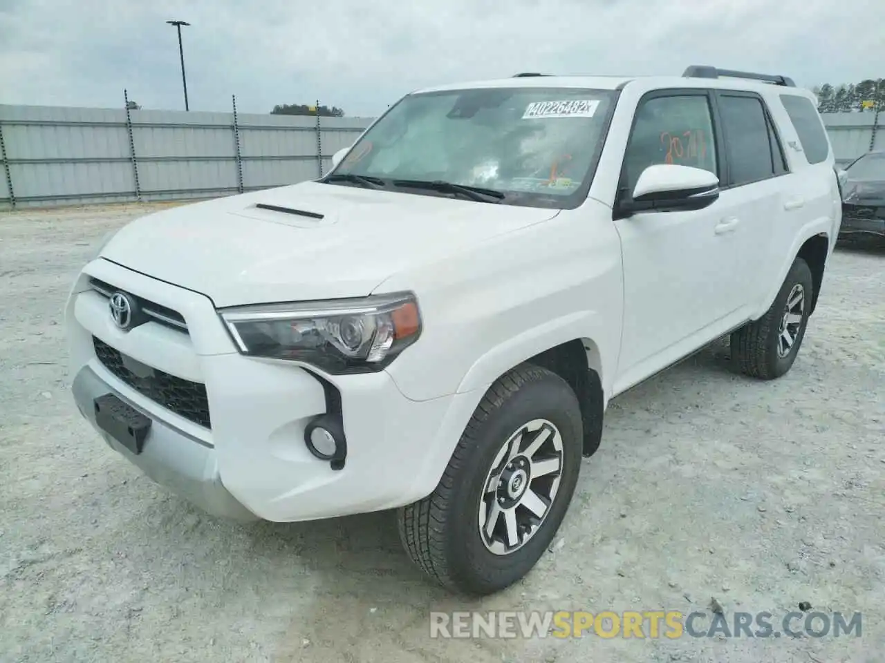 2 Photograph of a damaged car JTEBU5JRXL5823139 TOYOTA 4RUNNER 2020