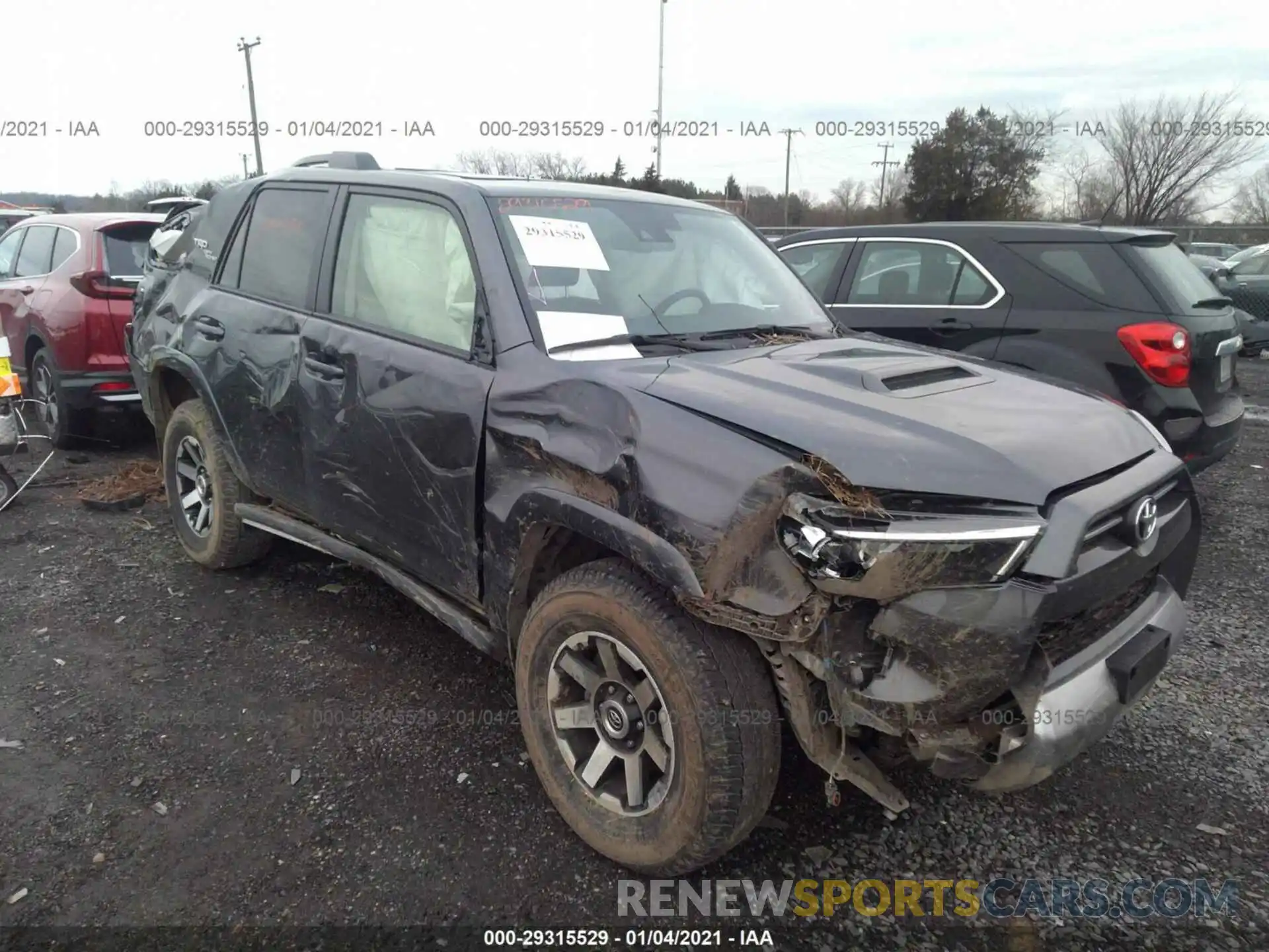 1 Photograph of a damaged car JTEBU5JRXL5824680 TOYOTA 4RUNNER 2020