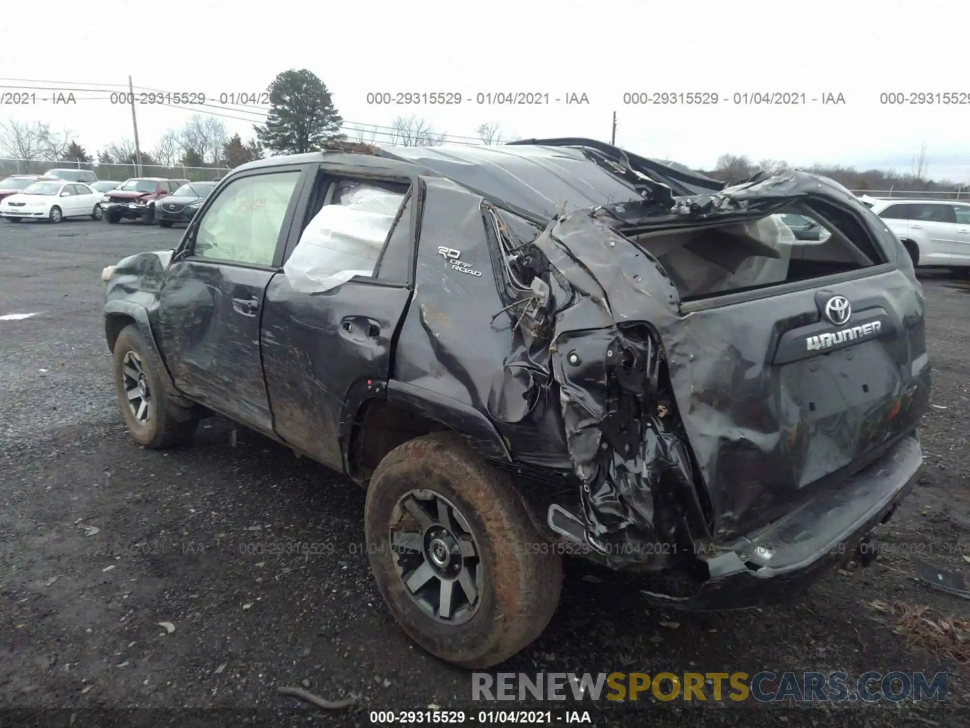 3 Photograph of a damaged car JTEBU5JRXL5824680 TOYOTA 4RUNNER 2020