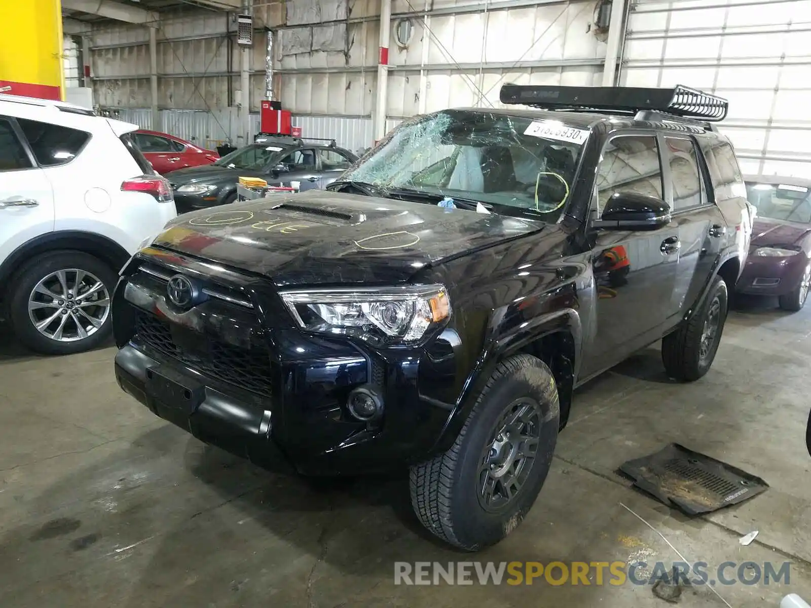 2 Photograph of a damaged car JTEBU5JRXL5833119 TOYOTA 4RUNNER 2020