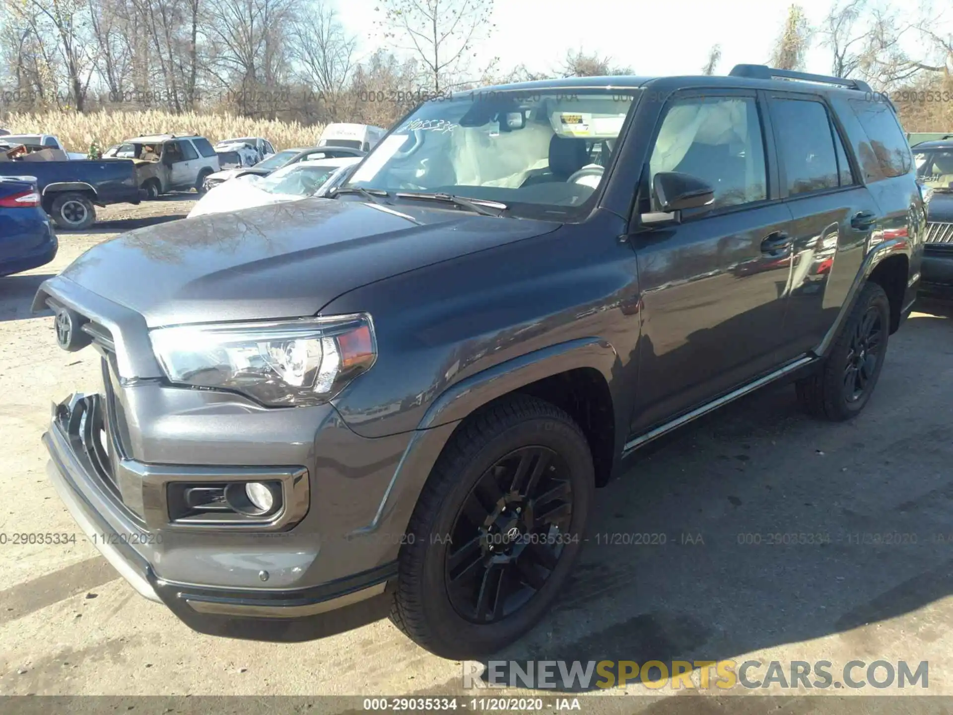 2 Photograph of a damaged car JTEBU5JRXL5836697 TOYOTA 4RUNNER 2020