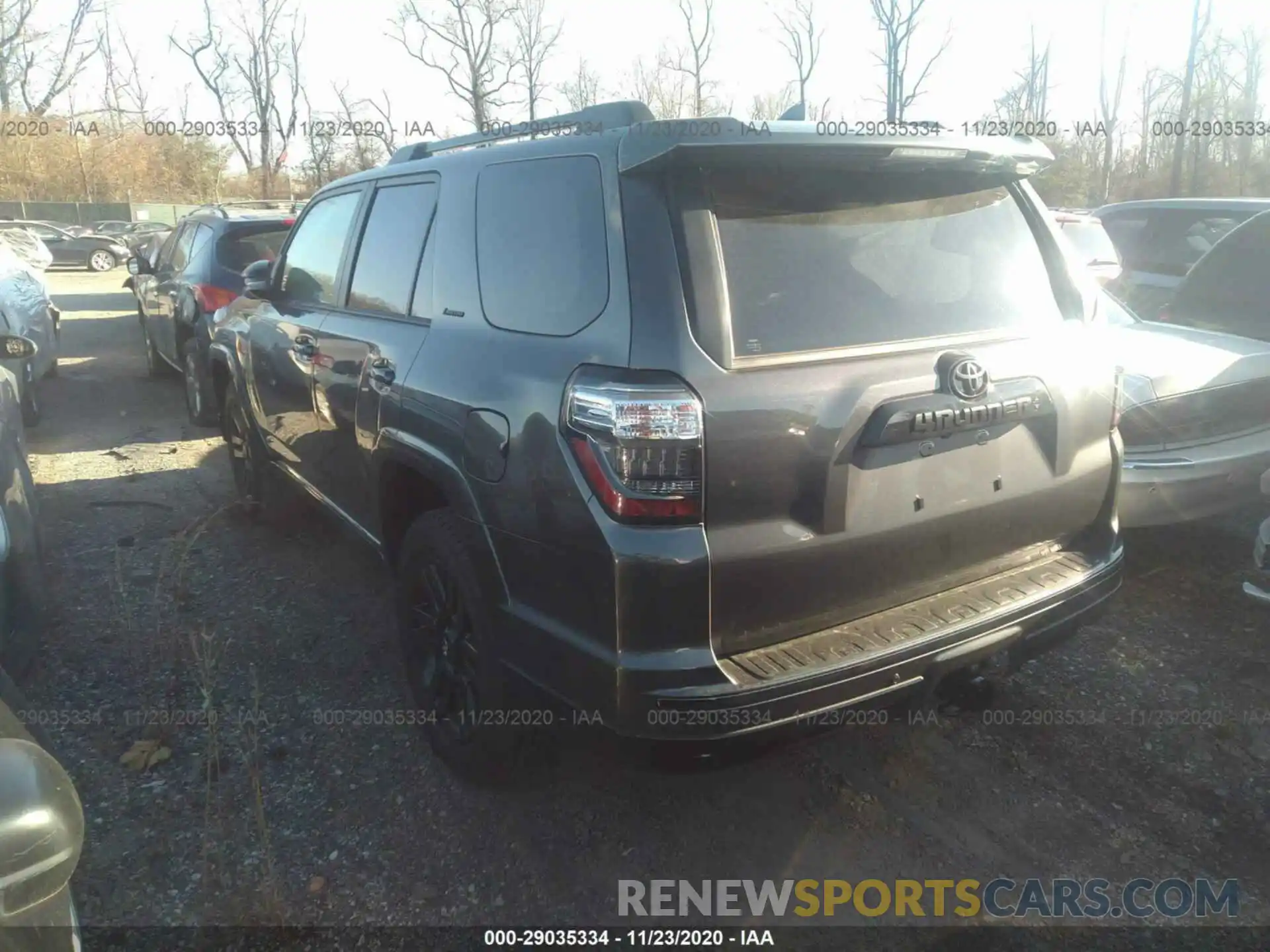 3 Photograph of a damaged car JTEBU5JRXL5836697 TOYOTA 4RUNNER 2020