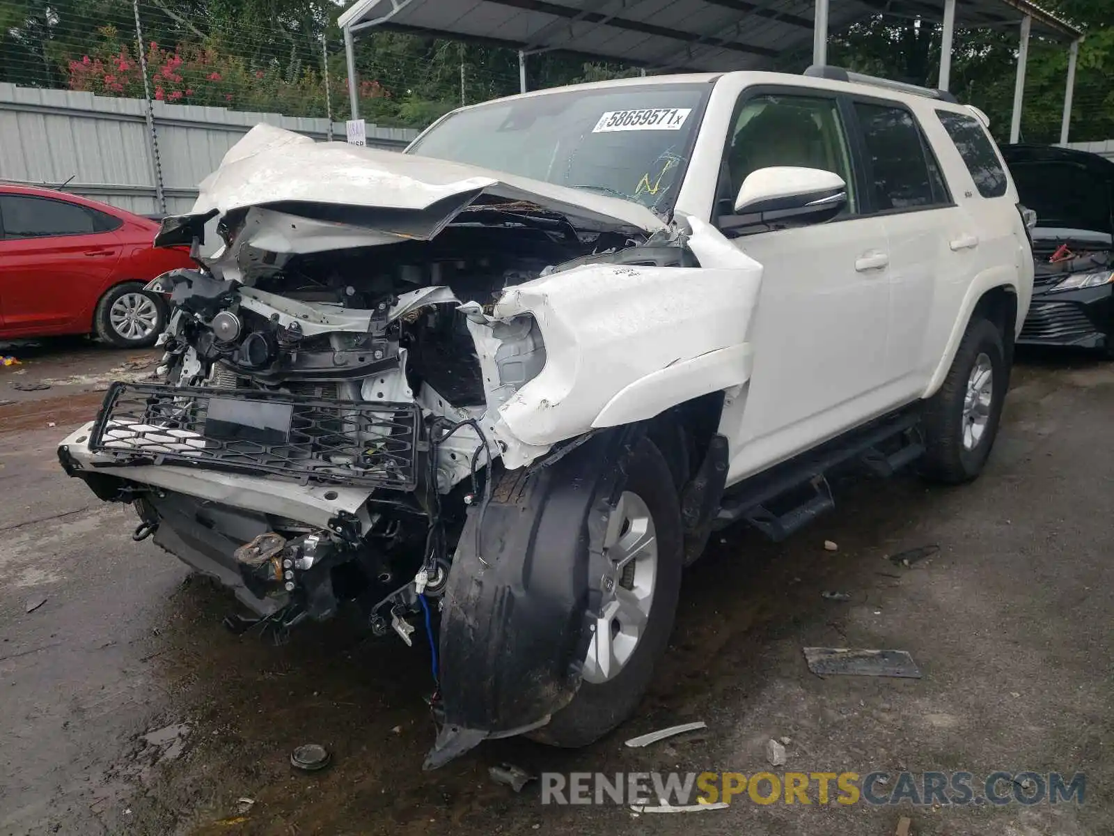 2 Photograph of a damaged car JTEZU5JR0L5214026 TOYOTA 4RUNNER 2020