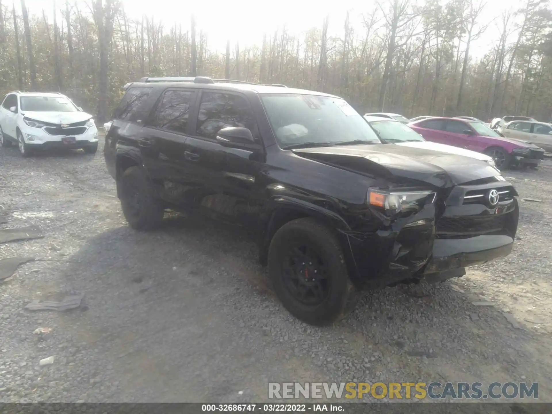 1 Фотография поврежденного автомобиля JTEZU5JR0L5217377 TOYOTA 4RUNNER 2020