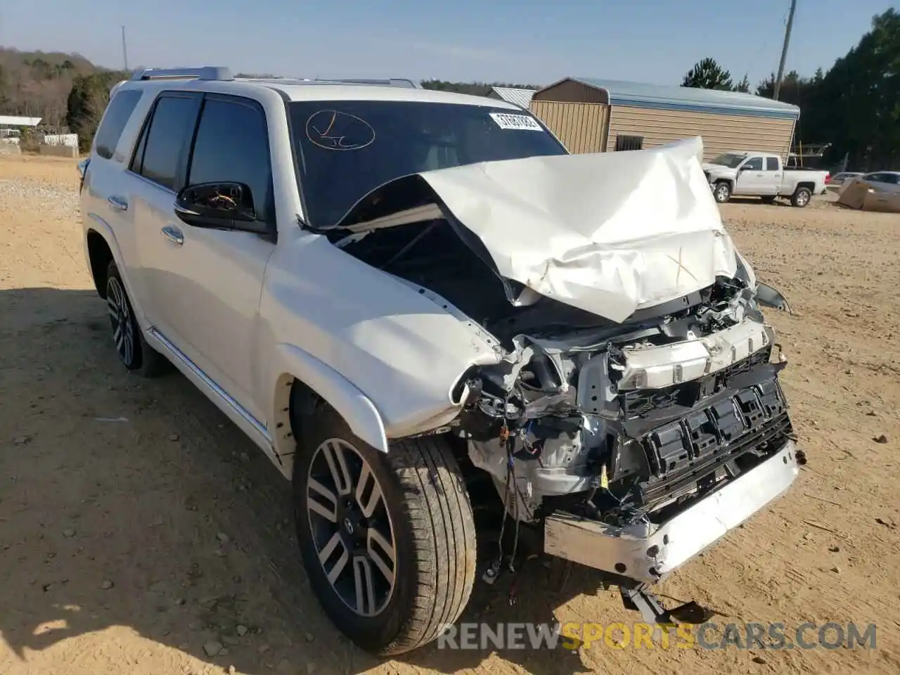 1 Photograph of a damaged car JTEZU5JR0L5217864 TOYOTA 4RUNNER 2020