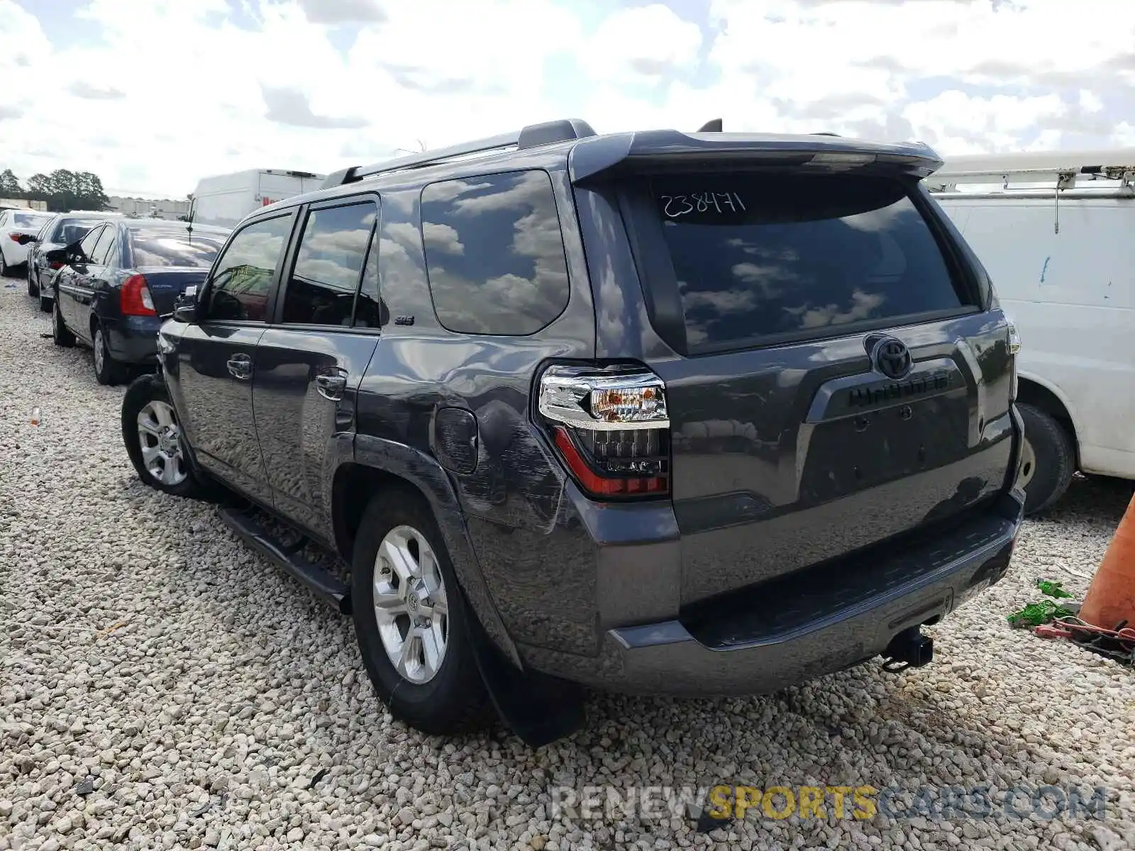 3 Photograph of a damaged car JTEZU5JR0L5221140 TOYOTA 4RUNNER 2020