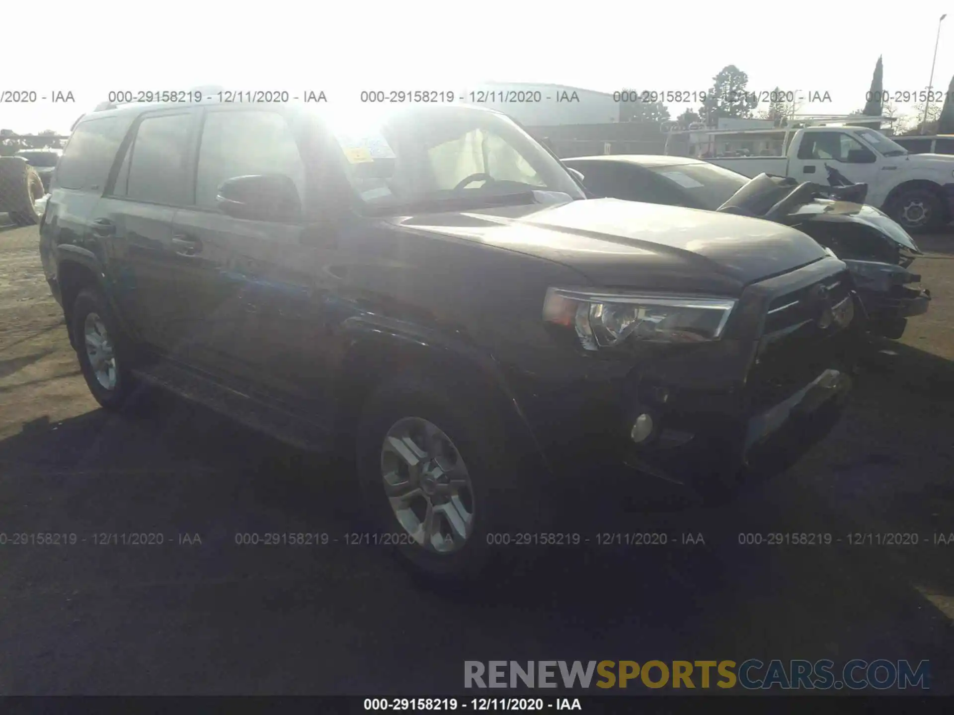 1 Photograph of a damaged car JTEZU5JR0L5227150 TOYOTA 4RUNNER 2020