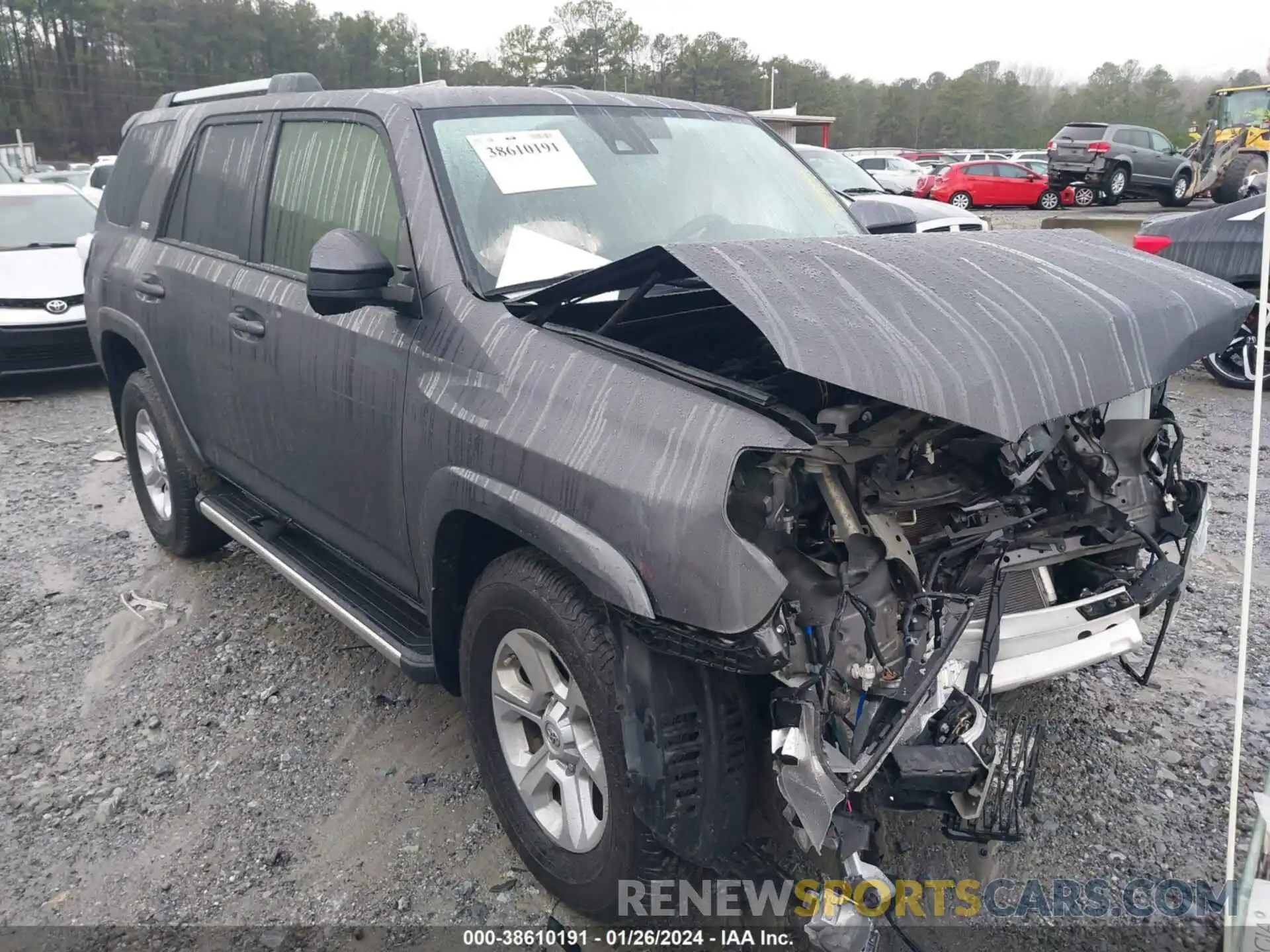 1 Photograph of a damaged car JTEZU5JR1L5215881 TOYOTA 4RUNNER 2020