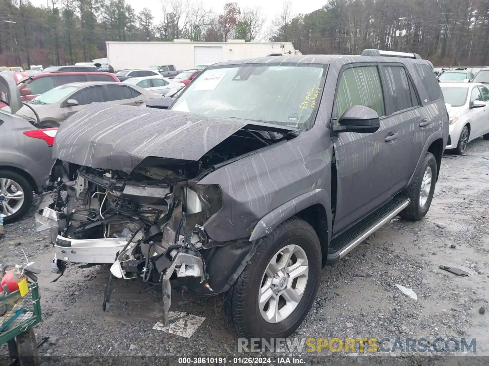 2 Photograph of a damaged car JTEZU5JR1L5215881 TOYOTA 4RUNNER 2020