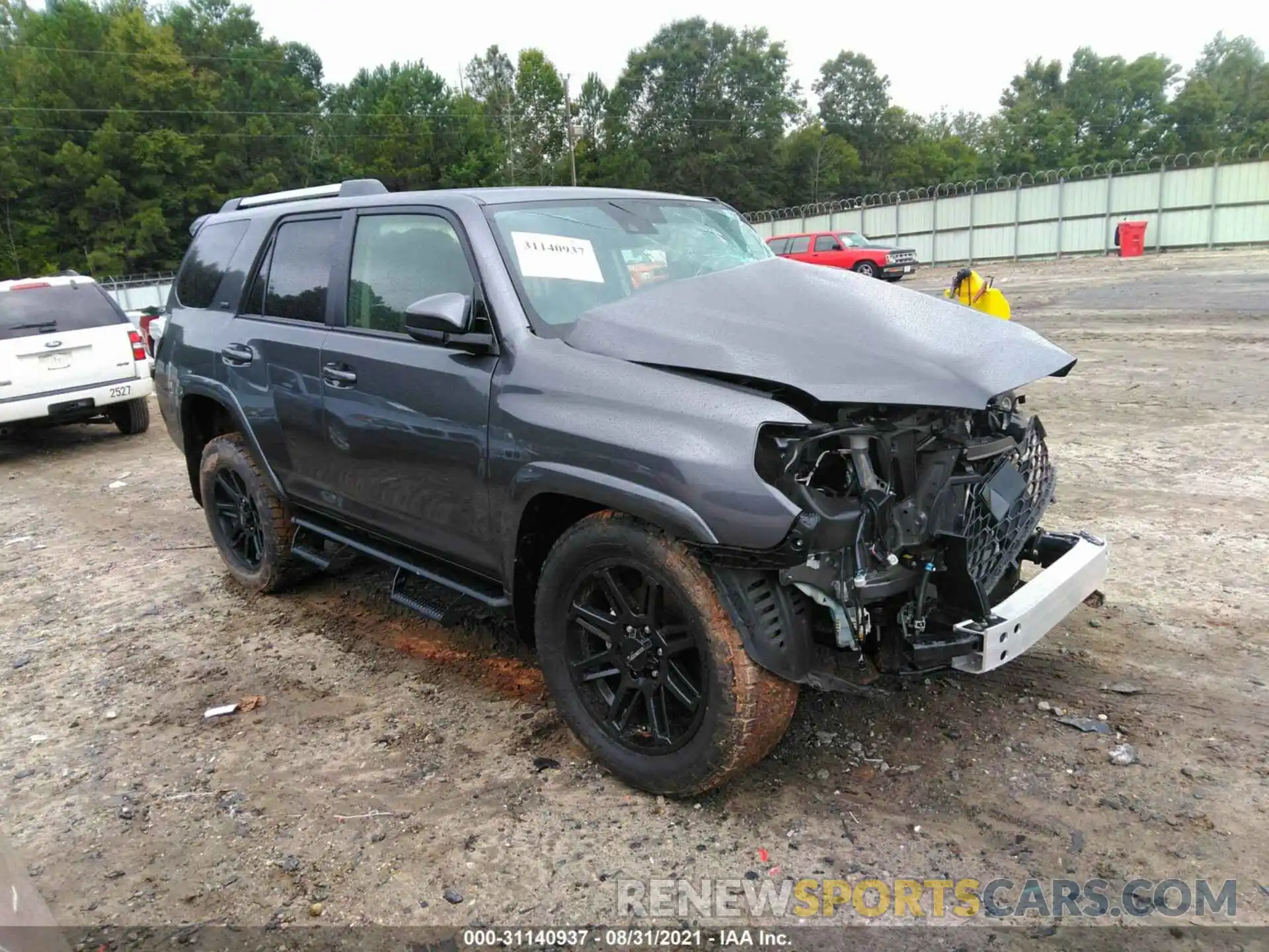 1 Photograph of a damaged car JTEZU5JR1L5225634 TOYOTA 4RUNNER 2020