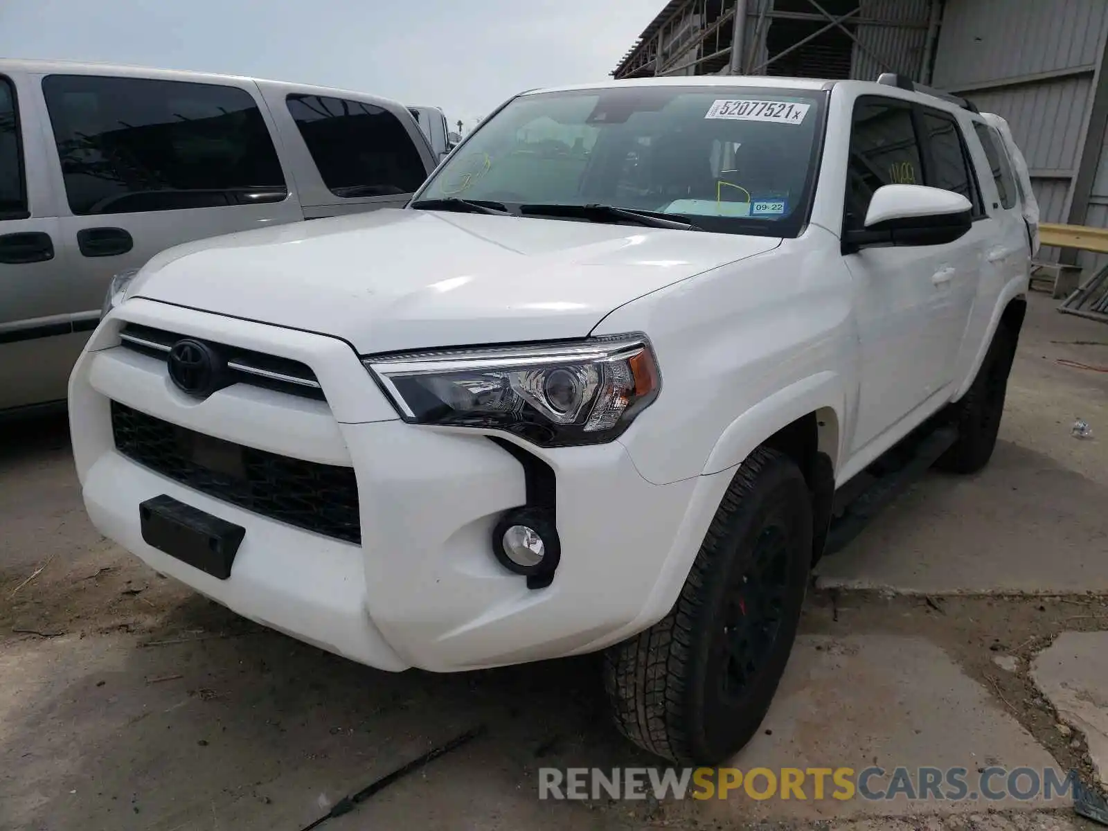 2 Photograph of a damaged car JTEZU5JR1L5227478 TOYOTA 4RUNNER 2020