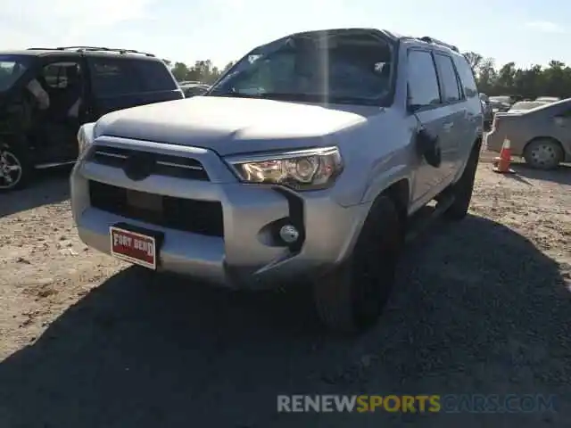 2 Photograph of a damaged car JTEZU5JR1L5228002 TOYOTA 4RUNNER 2020