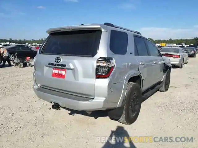 4 Photograph of a damaged car JTEZU5JR1L5228002 TOYOTA 4RUNNER 2020