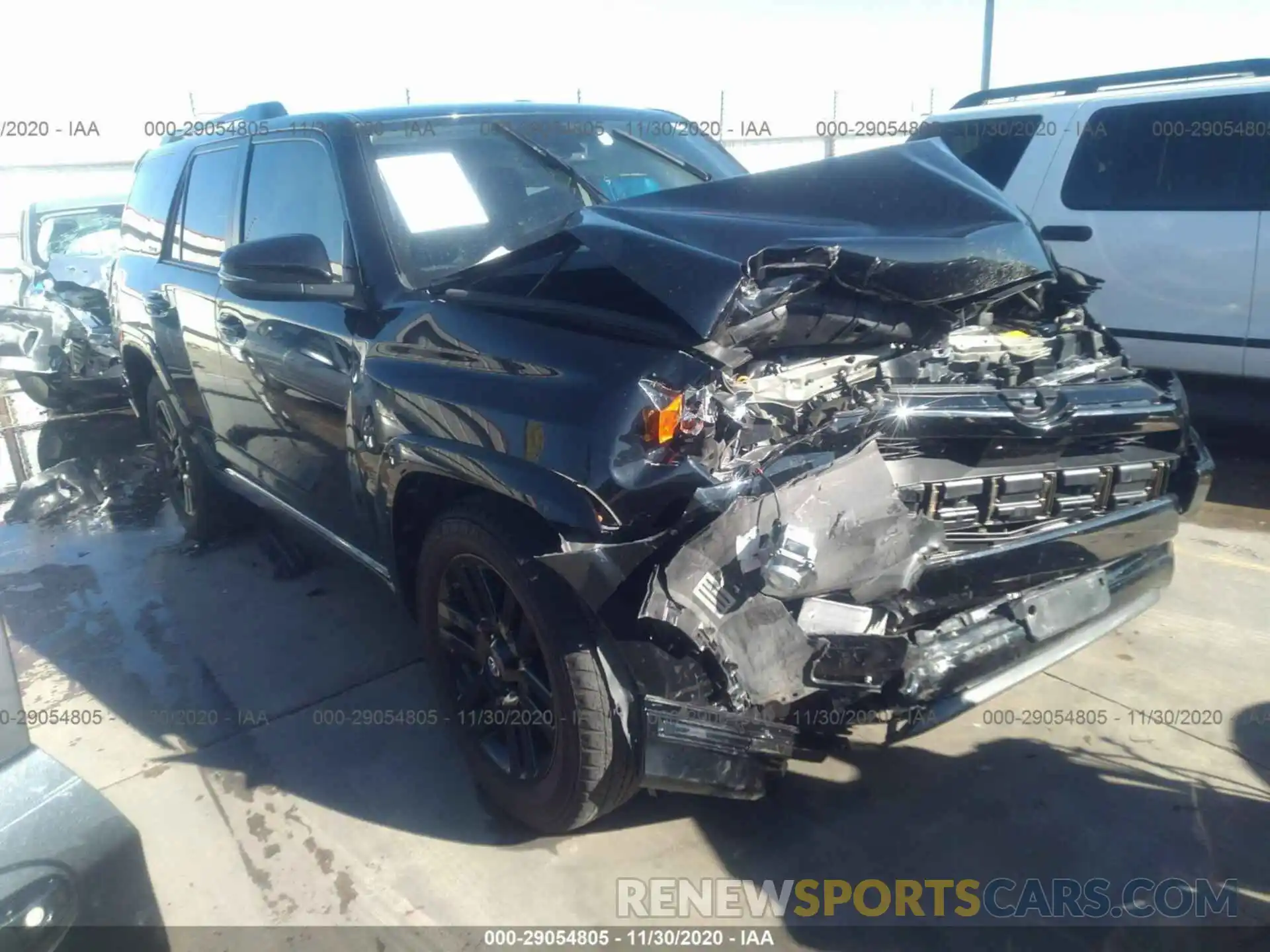 1 Photograph of a damaged car JTEZU5JR2L5215503 TOYOTA 4RUNNER 2020