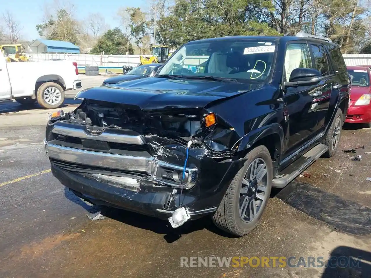 2 Photograph of a damaged car JTEZU5JR2L5217395 TOYOTA 4RUNNER 2020