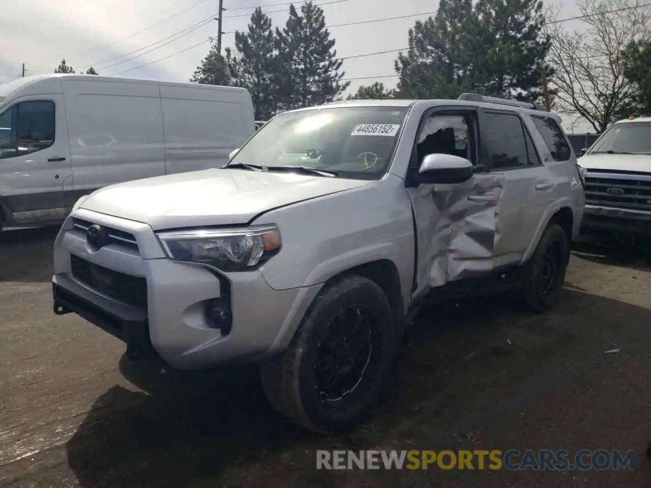 2 Photograph of a damaged car JTEZU5JR2L5218160 TOYOTA 4RUNNER 2020