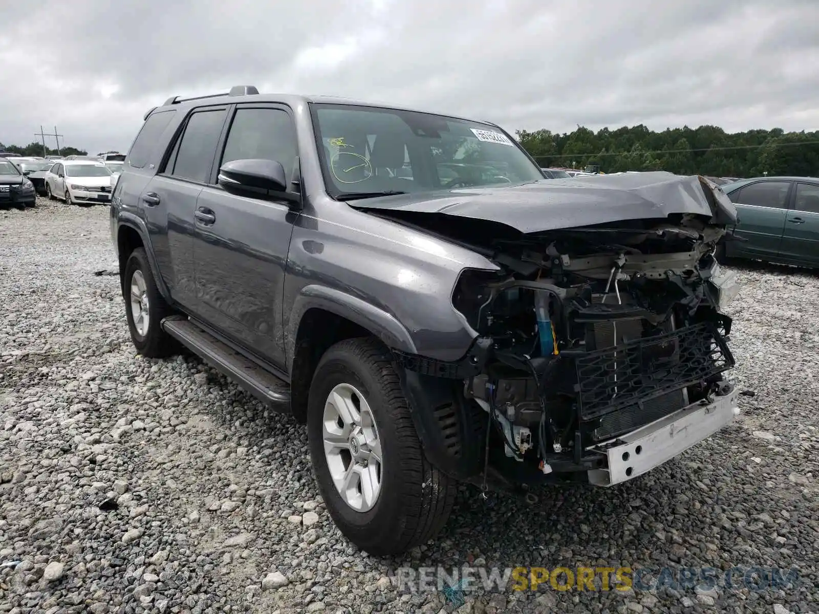 1 Photograph of a damaged car JTEZU5JR3L5218488 TOYOTA 4RUNNER 2020