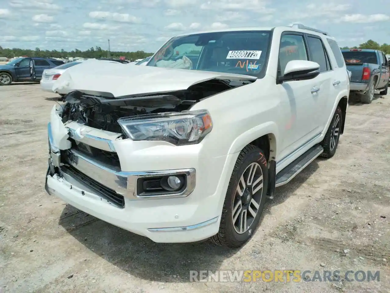 2 Photograph of a damaged car JTEZU5JR3L5221374 TOYOTA 4RUNNER 2020