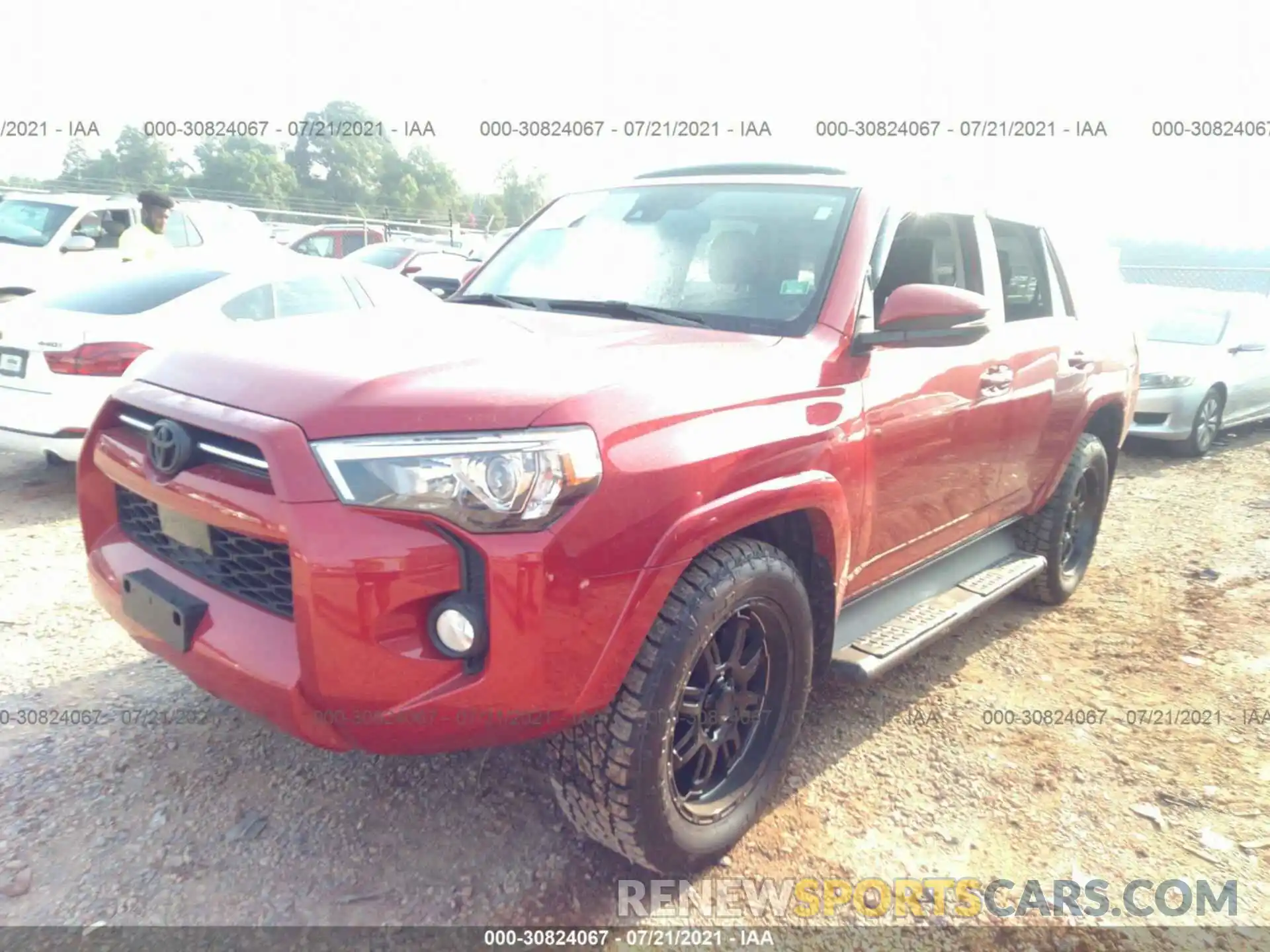 2 Photograph of a damaged car JTEZU5JR3L5223254 TOYOTA 4RUNNER 2020