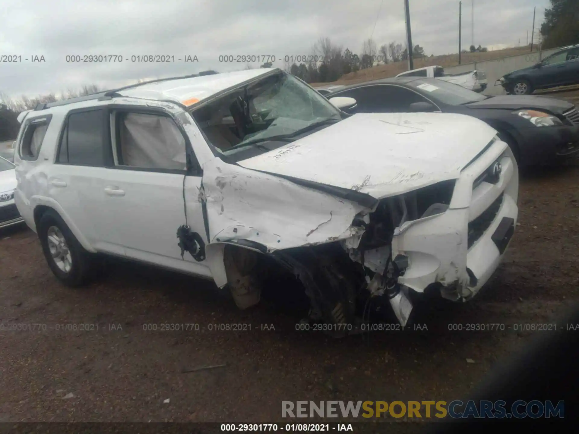 1 Photograph of a damaged car JTEZU5JR3L5225666 TOYOTA 4RUNNER 2020