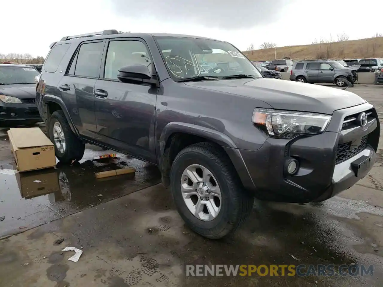 1 Photograph of a damaged car JTEZU5JR4L5214885 TOYOTA 4RUNNER 2020