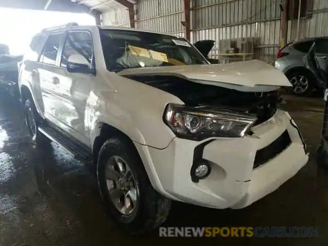 1 Photograph of a damaged car JTEZU5JR4L5215003 TOYOTA 4RUNNER 2020