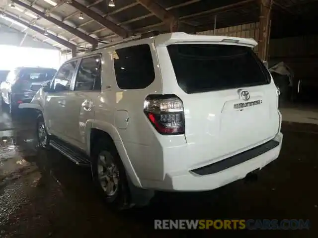 3 Photograph of a damaged car JTEZU5JR4L5215003 TOYOTA 4RUNNER 2020