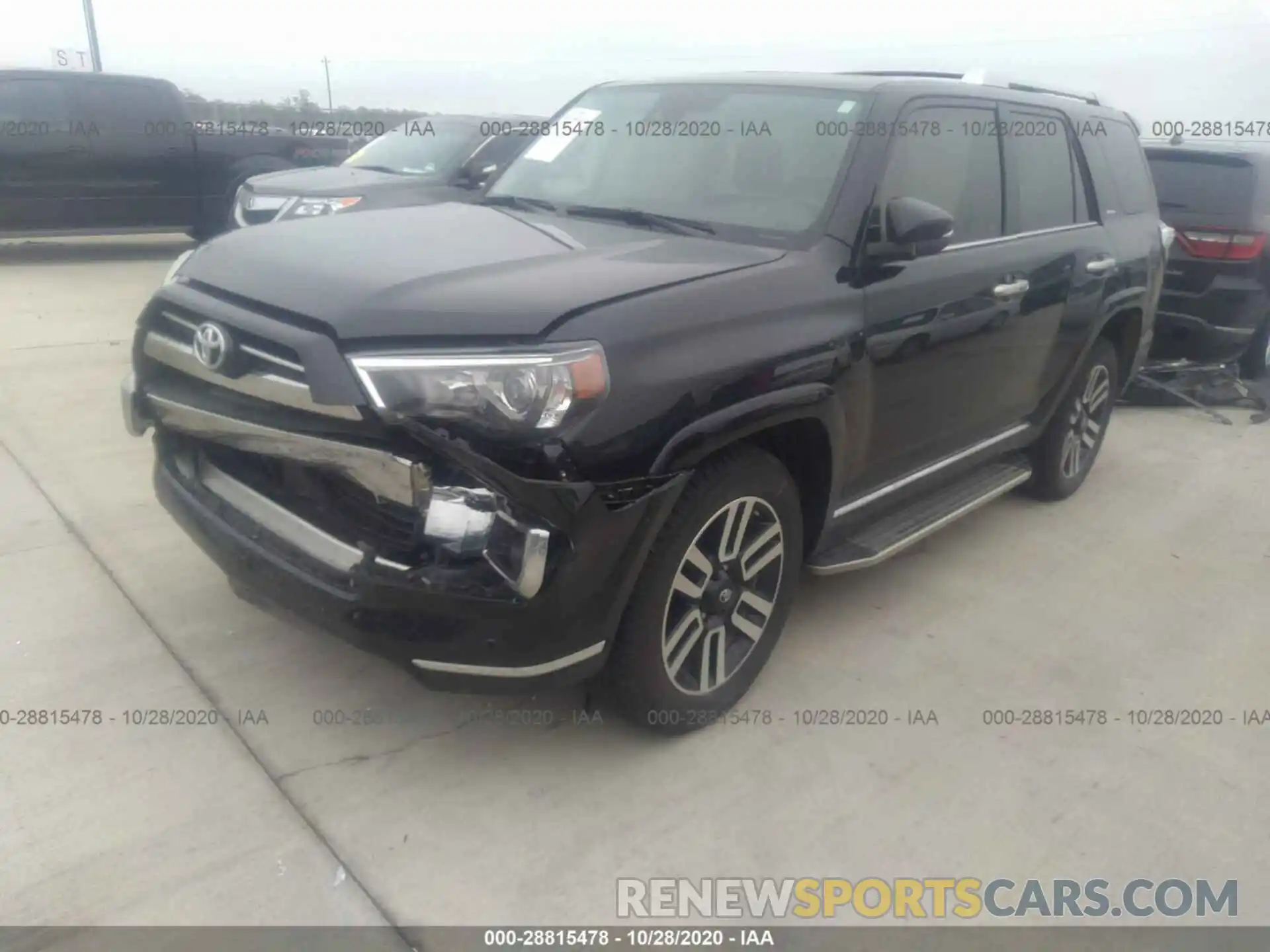 2 Photograph of a damaged car JTEZU5JR4L5216443 TOYOTA 4RUNNER 2020