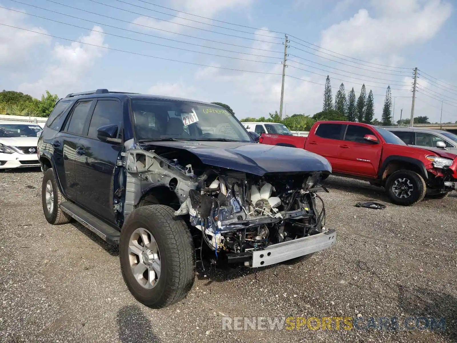 1 Photograph of a damaged car JTEZU5JR4L5217947 TOYOTA 4RUNNER 2020