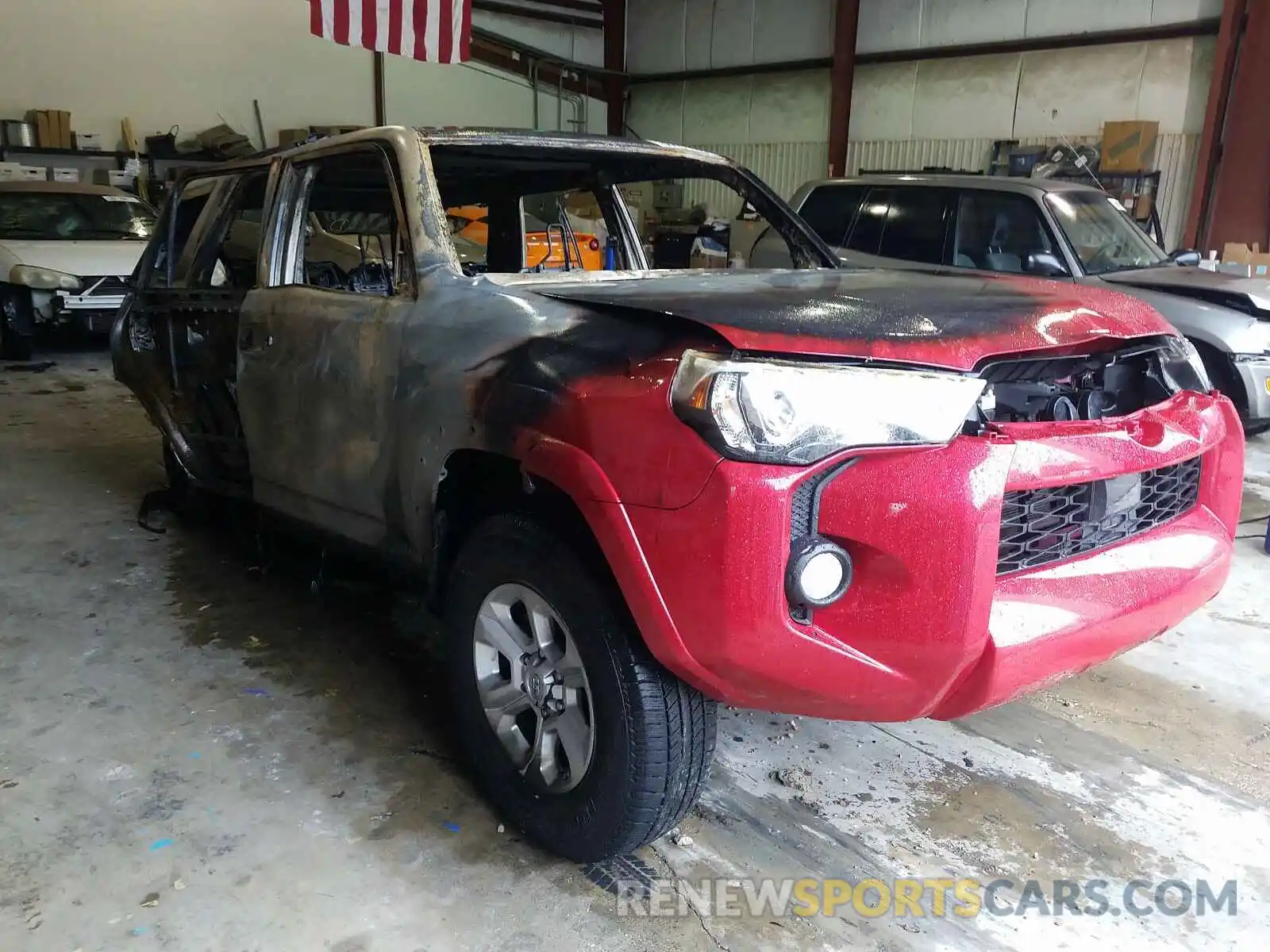 1 Photograph of a damaged car JTEZU5JR4L5222078 TOYOTA 4RUNNER 2020