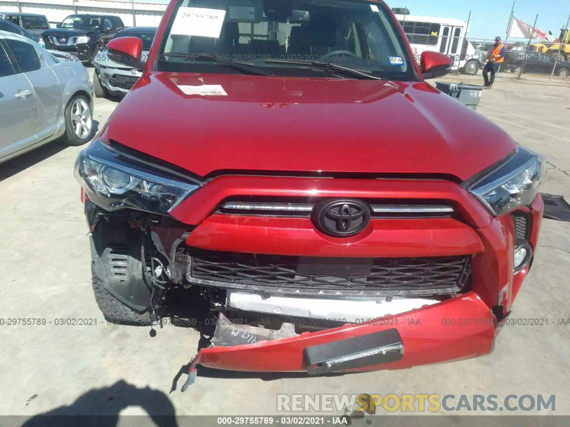 6 Photograph of a damaged car JTEZU5JR4L5225143 TOYOTA 4RUNNER 2020