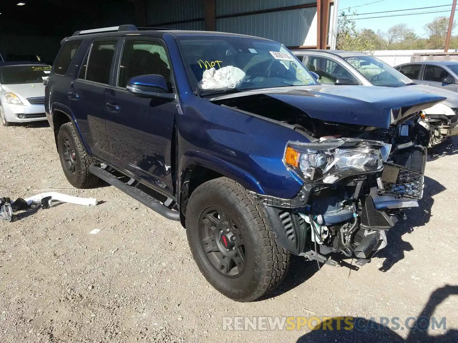 1 Photograph of a damaged car JTEZU5JR5L5224678 TOYOTA 4RUNNER 2020