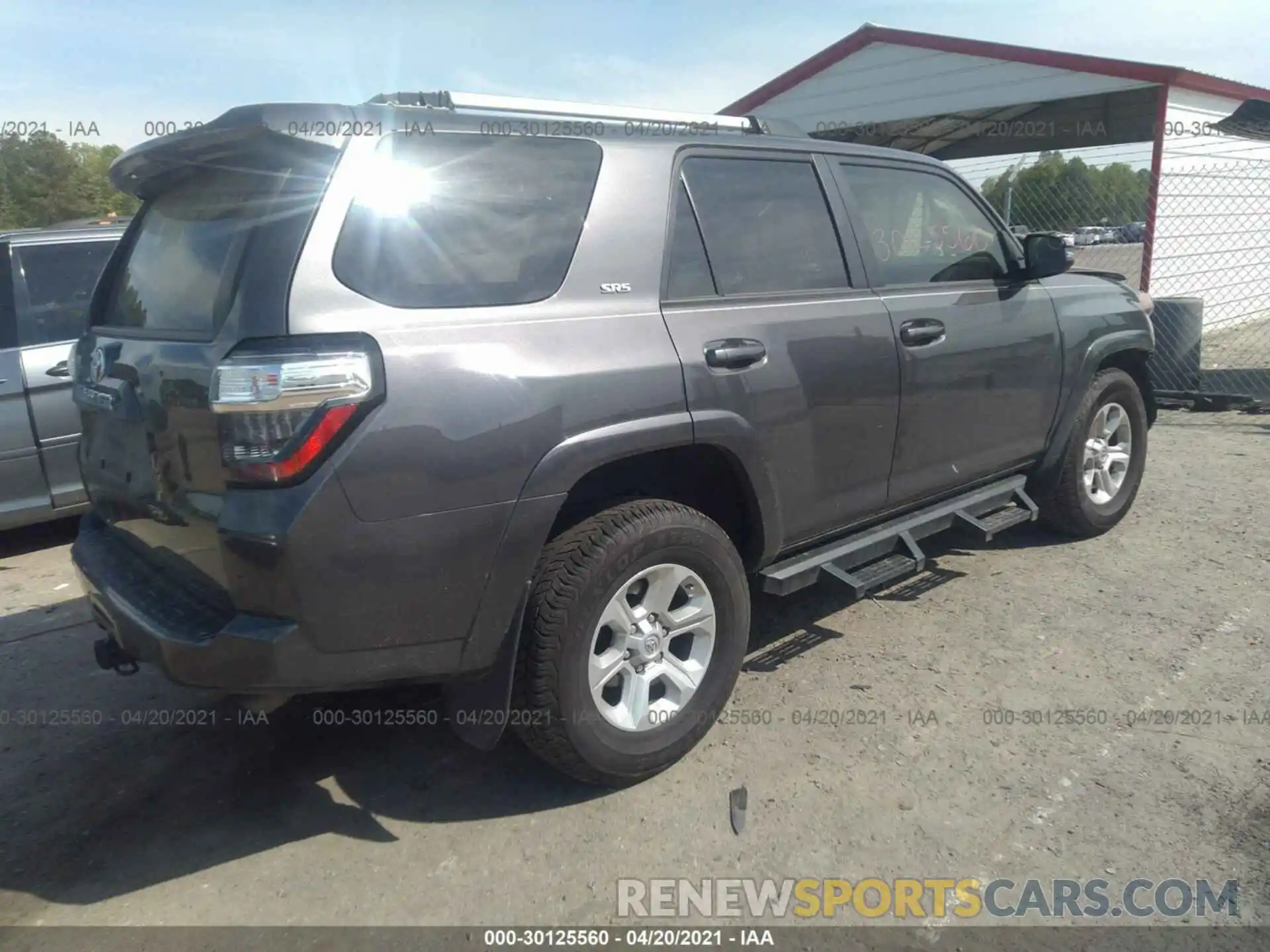 4 Фотография поврежденного автомобиля JTEZU5JR6L5220817 TOYOTA 4RUNNER 2020