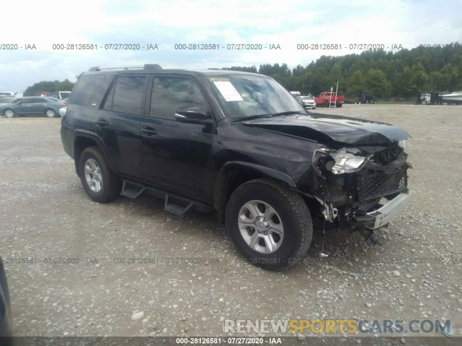 1 Photograph of a damaged car JTEZU5JR6L5222468 TOYOTA 4RUNNER 2020