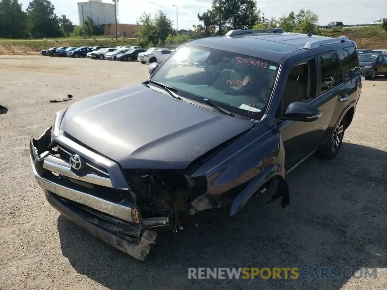 2 Photograph of a damaged car JTEZU5JR6L5225306 TOYOTA 4RUNNER 2020