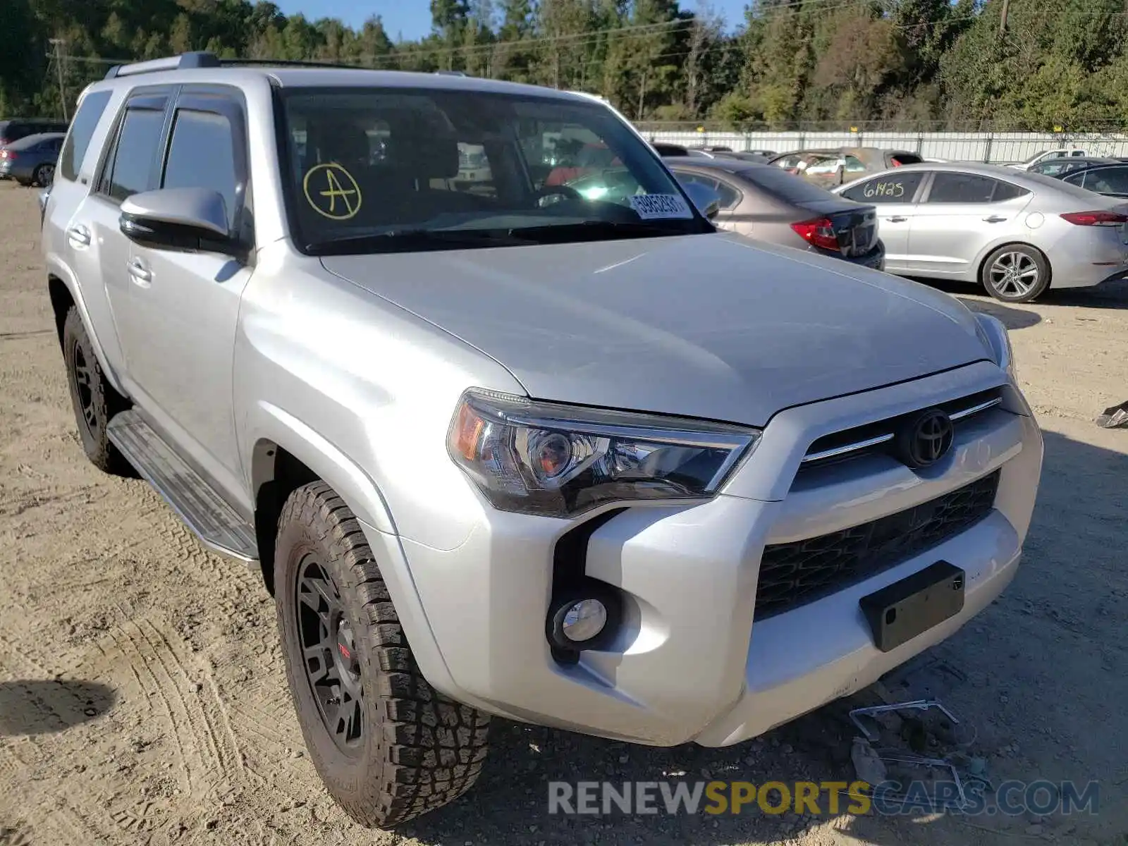 1 Photograph of a damaged car JTEZU5JR7L5214170 TOYOTA 4RUNNER 2020