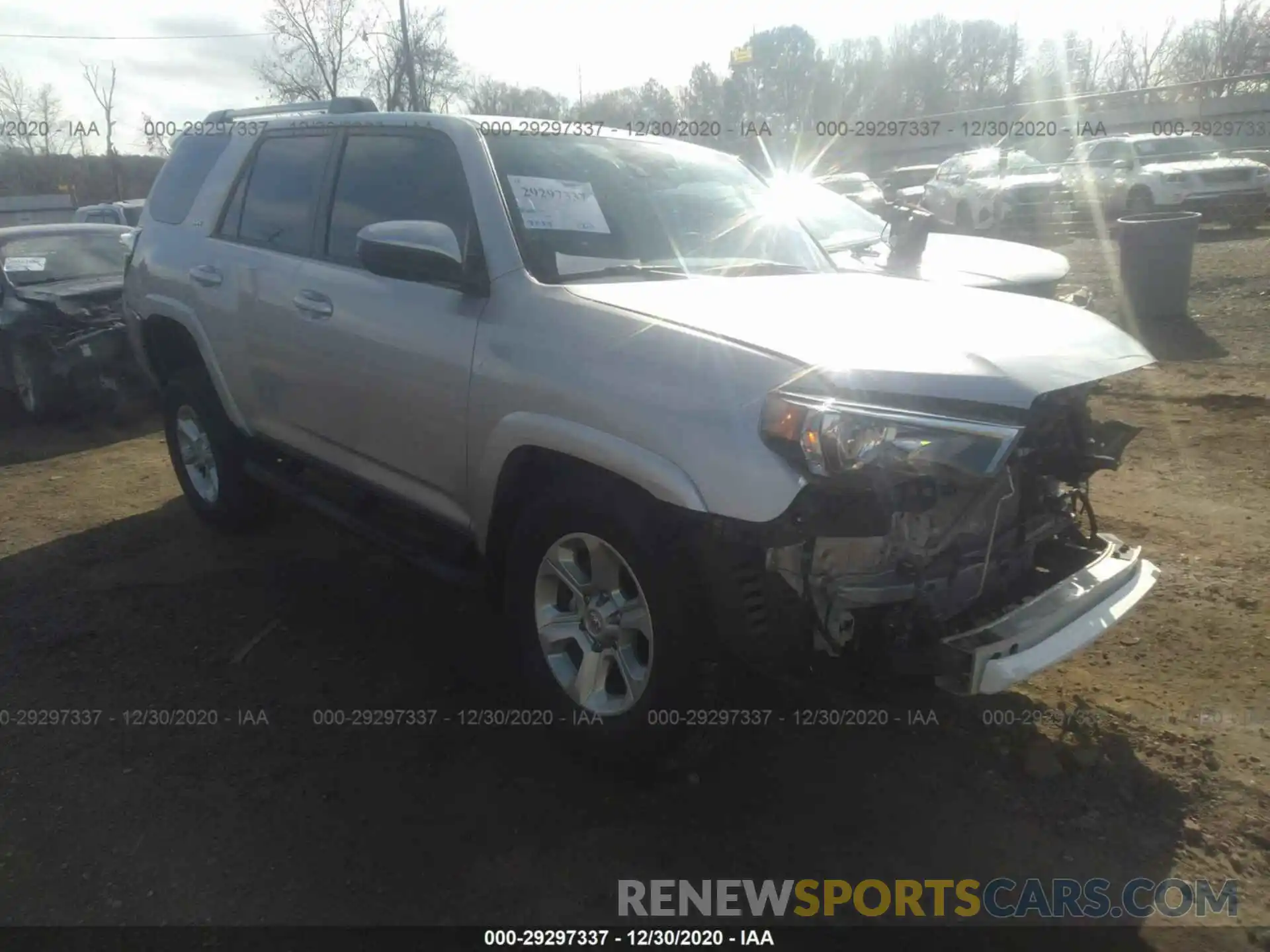 1 Photograph of a damaged car JTEZU5JR7L5220874 TOYOTA 4RUNNER 2020