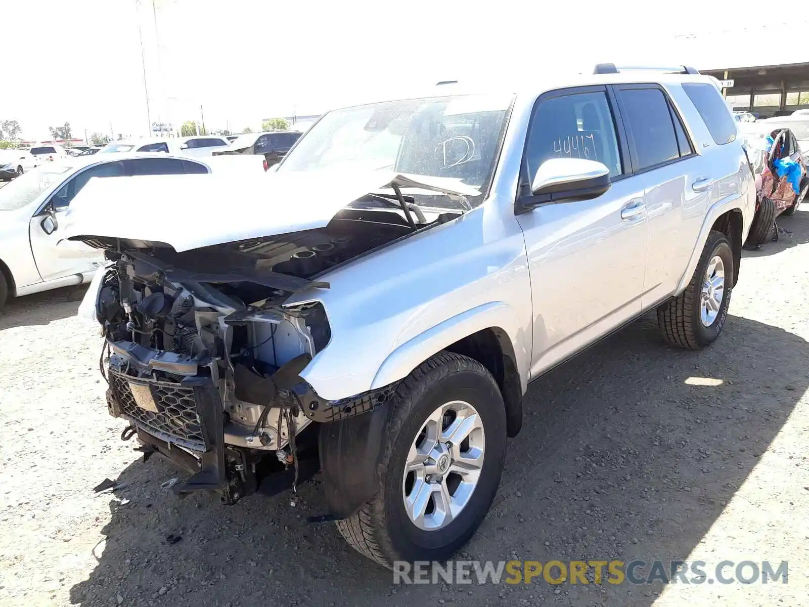 2 Photograph of a damaged car JTEZU5JR7L5221894 TOYOTA 4RUNNER 2020