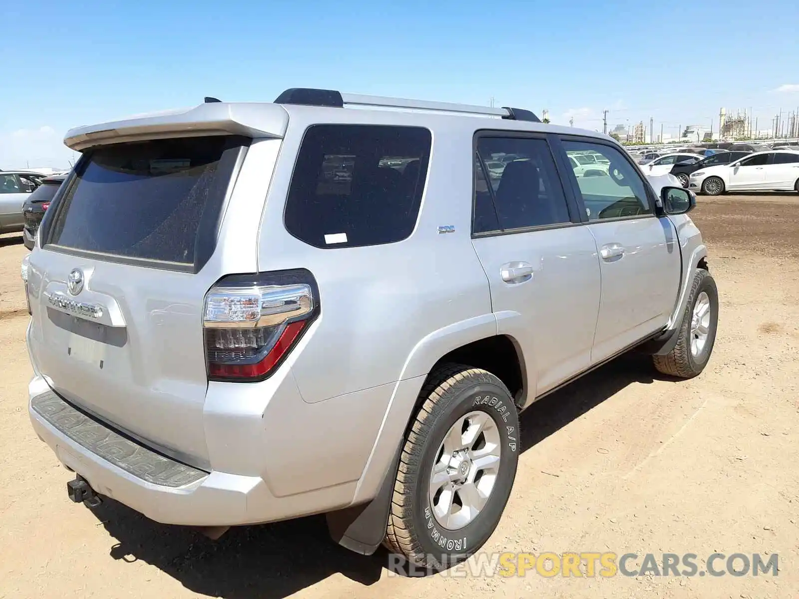 4 Фотография поврежденного автомобиля JTEZU5JR7L5221894 TOYOTA 4RUNNER 2020