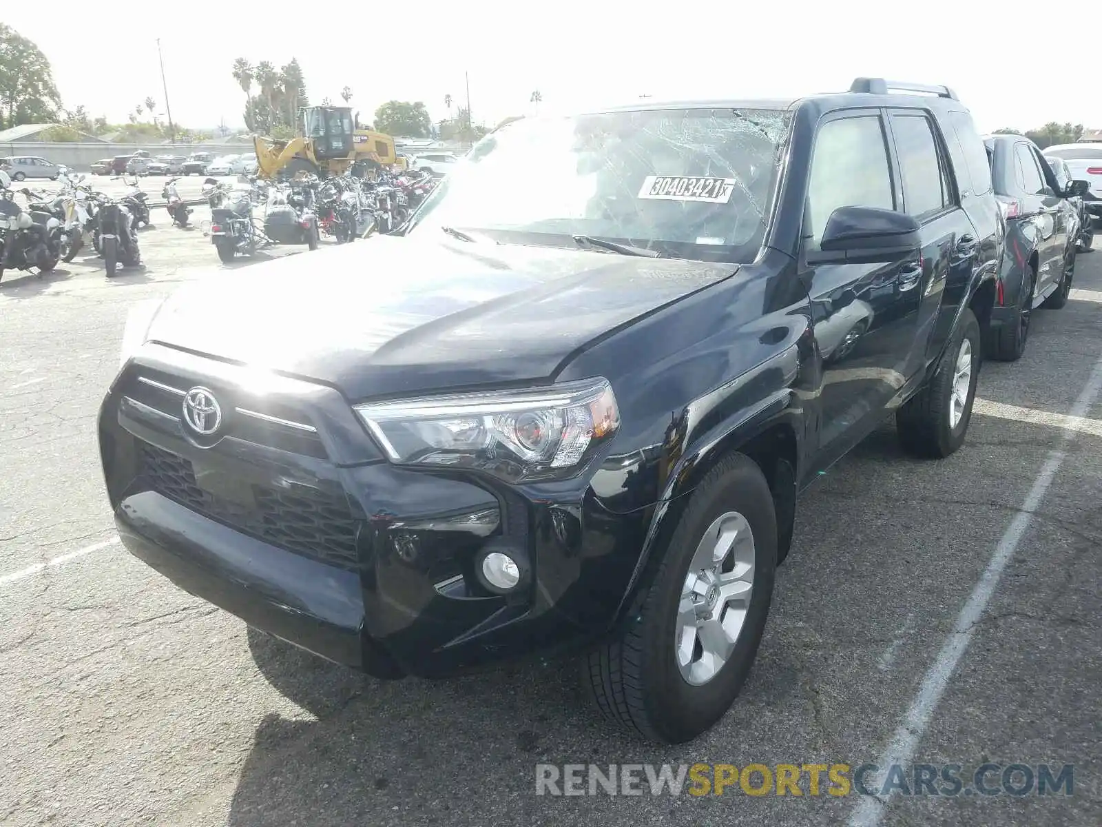 2 Photograph of a damaged car JTEZU5JR7L5221961 TOYOTA 4RUNNER 2020