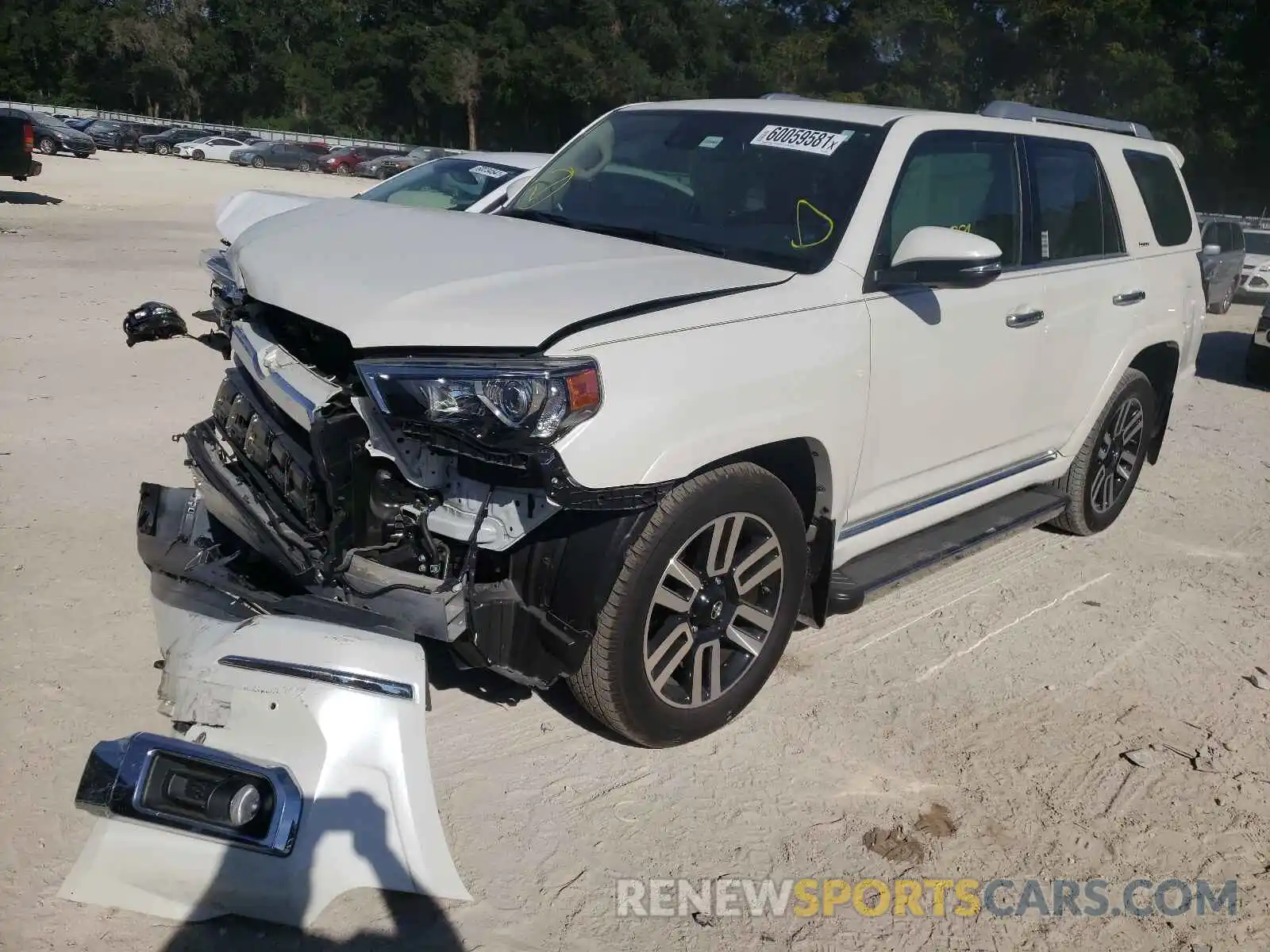 2 Photograph of a damaged car JTEZU5JR7L5222561 TOYOTA 4RUNNER 2020