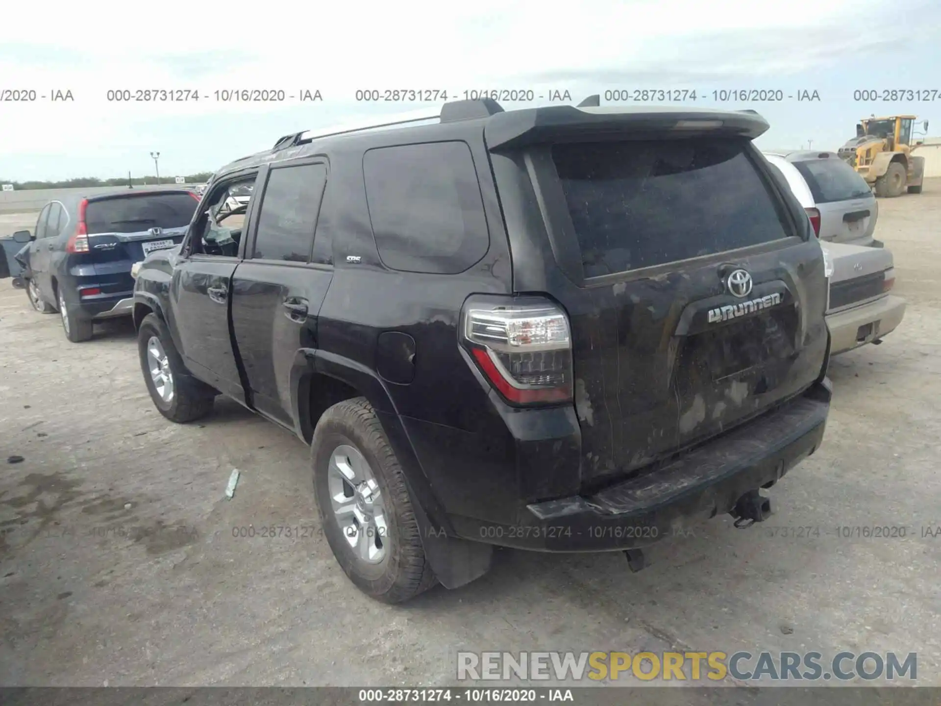 3 Фотография поврежденного автомобиля JTEZU5JR8L5213772 TOYOTA 4RUNNER 2020