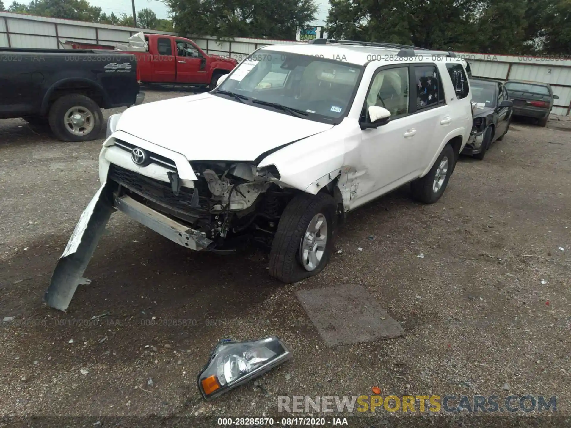 2 Фотография поврежденного автомобиля JTEZU5JR8L5213979 TOYOTA 4RUNNER 2020